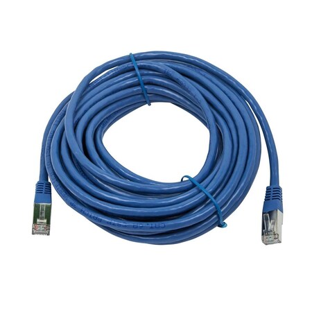 Monoprice Cat6A Stp Cable, 30 ft.Blue 11326